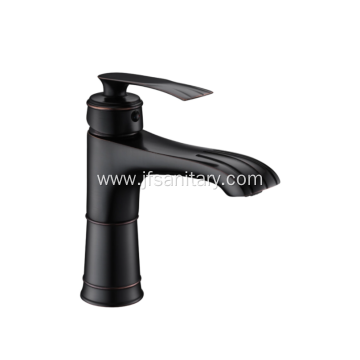 Brass Basin Faucet With Black Paint